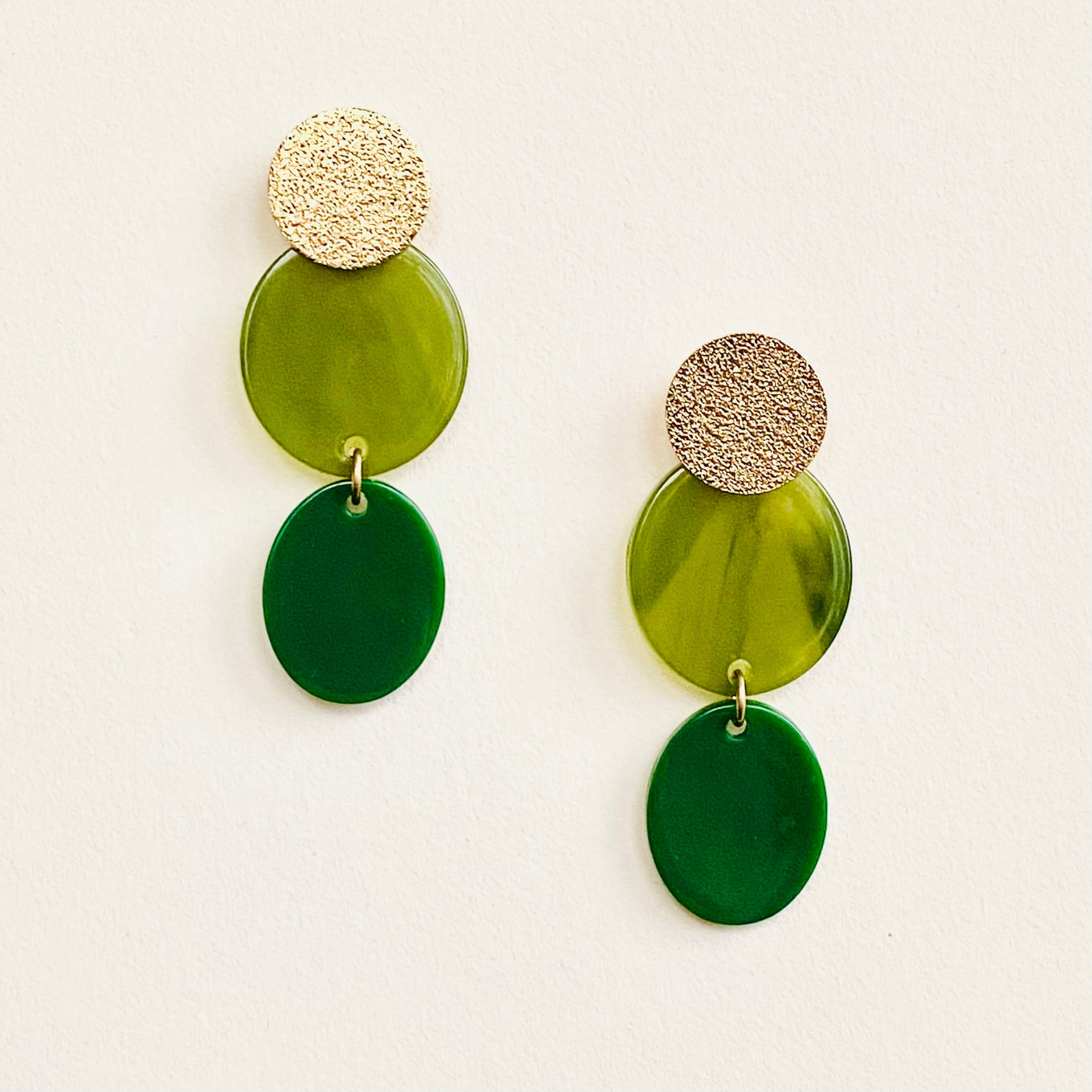 Boucles Océane vertes