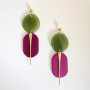 Boucles Grâce Fushia