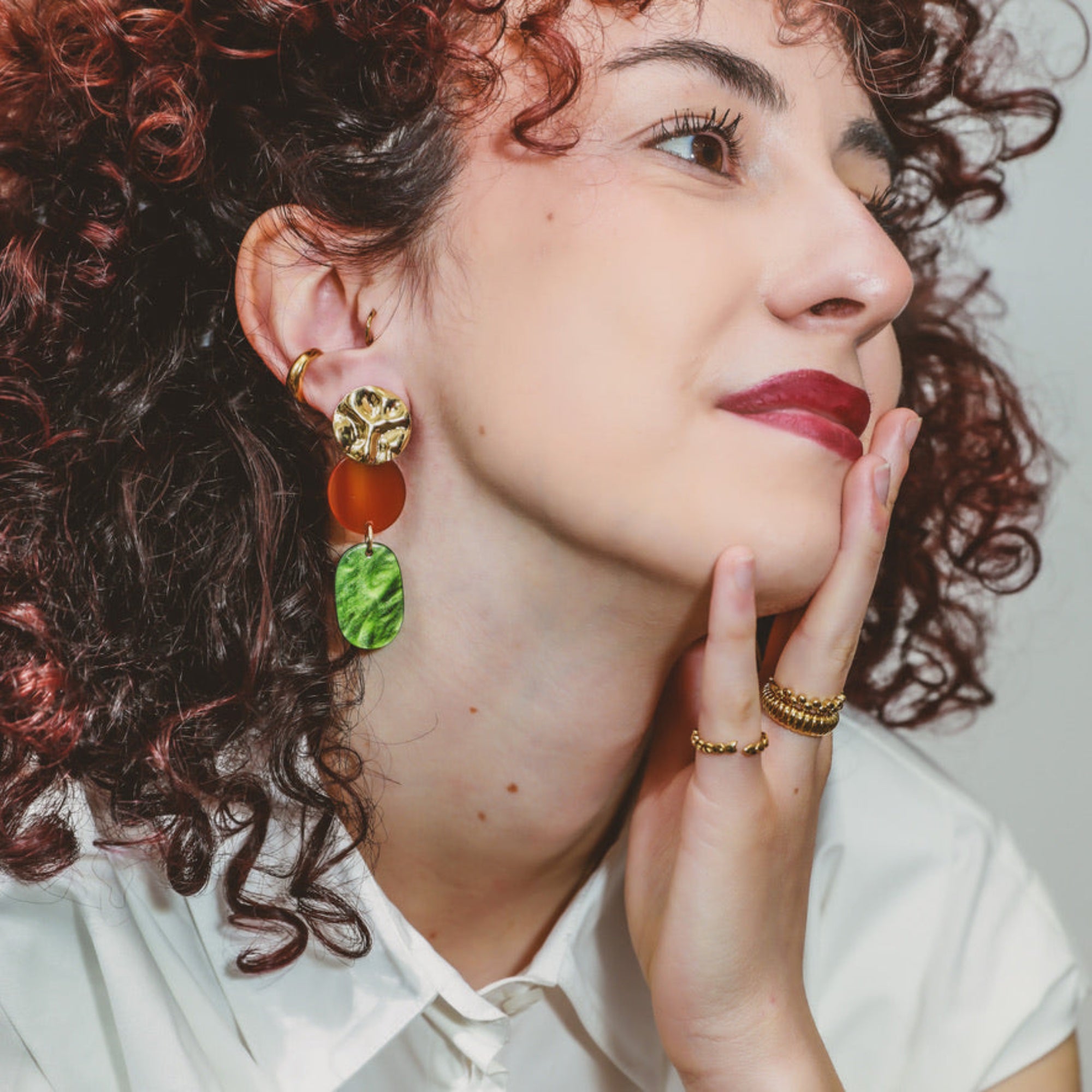 Boucles Juliette sable