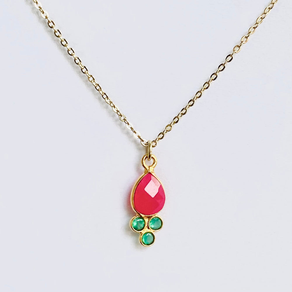 Collier Ambroise vert