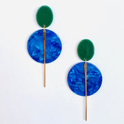Boucles Simone bleues