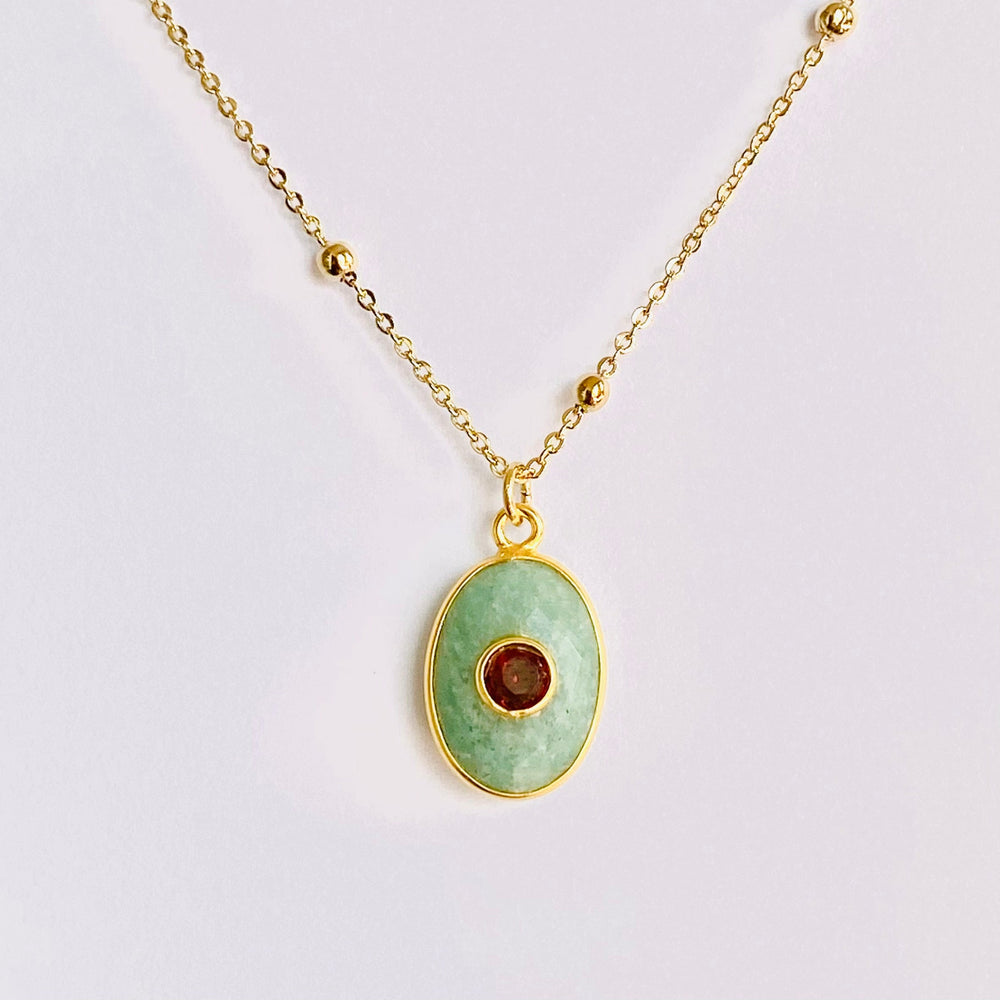 Collier Elvis vert