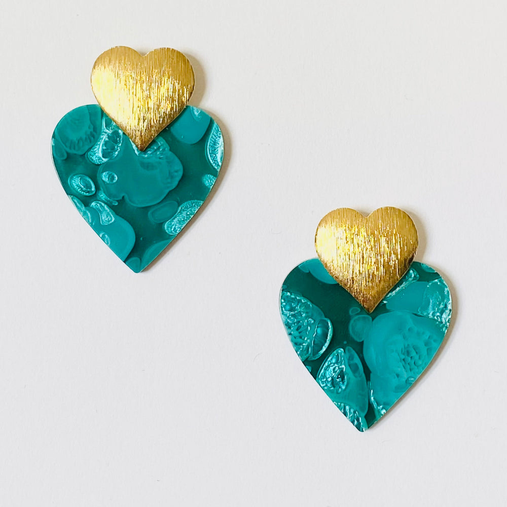 Boucles Mia émeraude