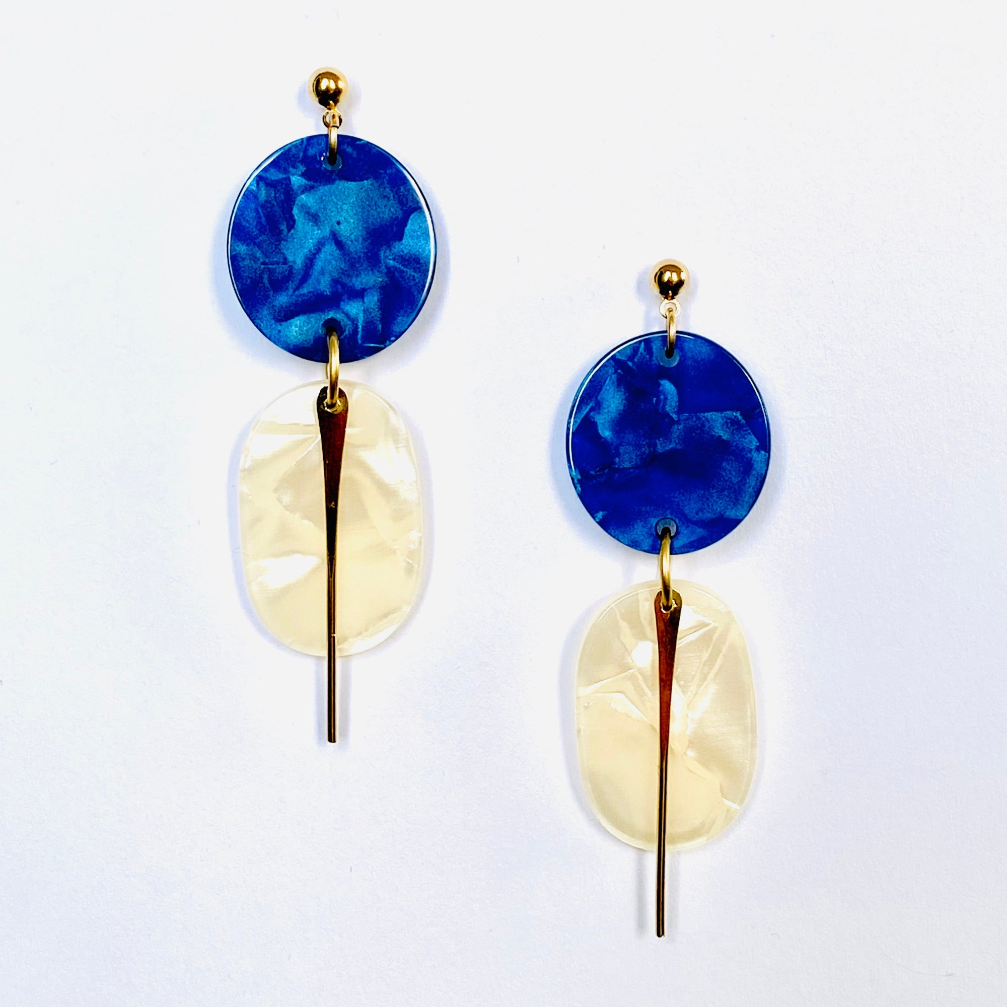 Boucles grâce bleues