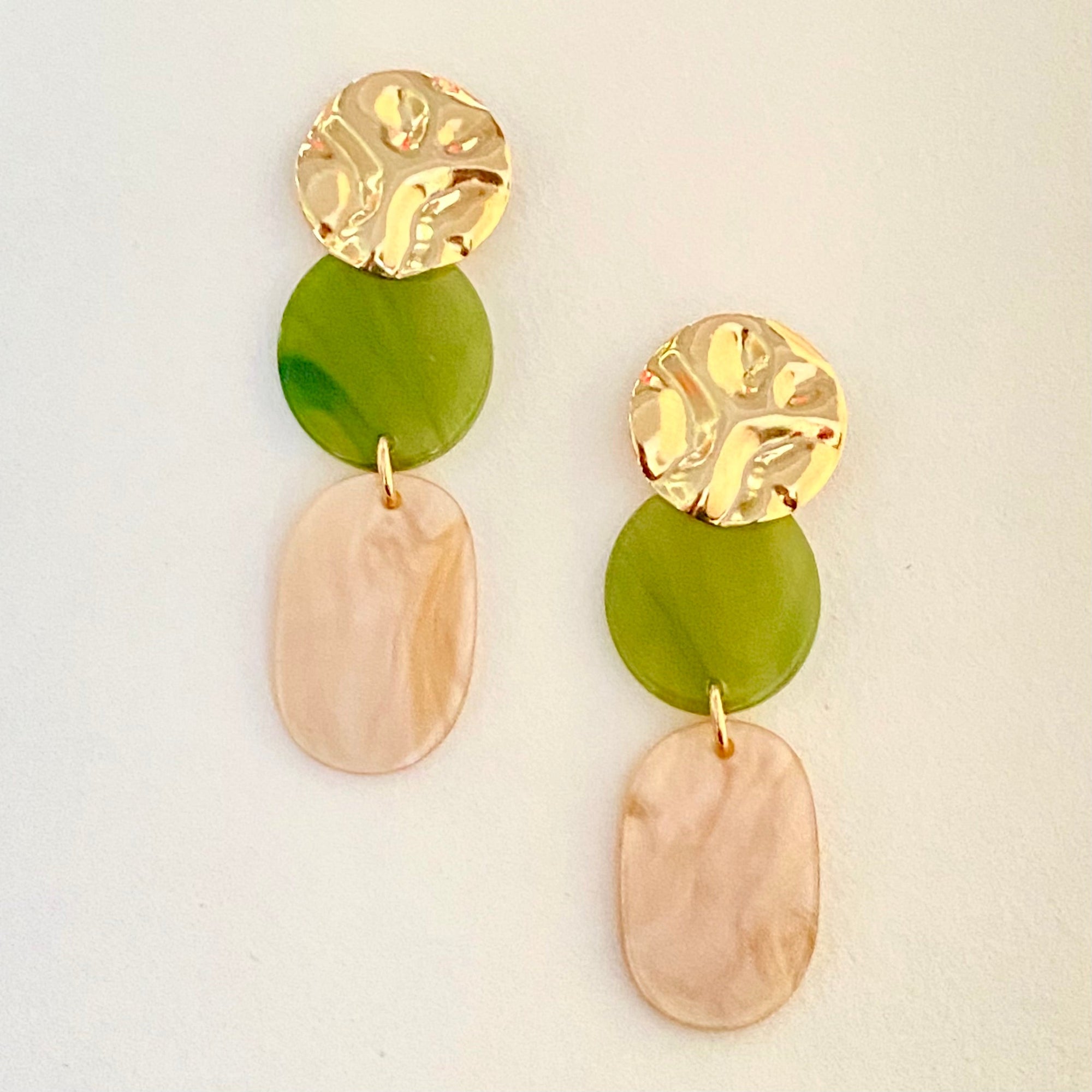 Boucles Juliette olive