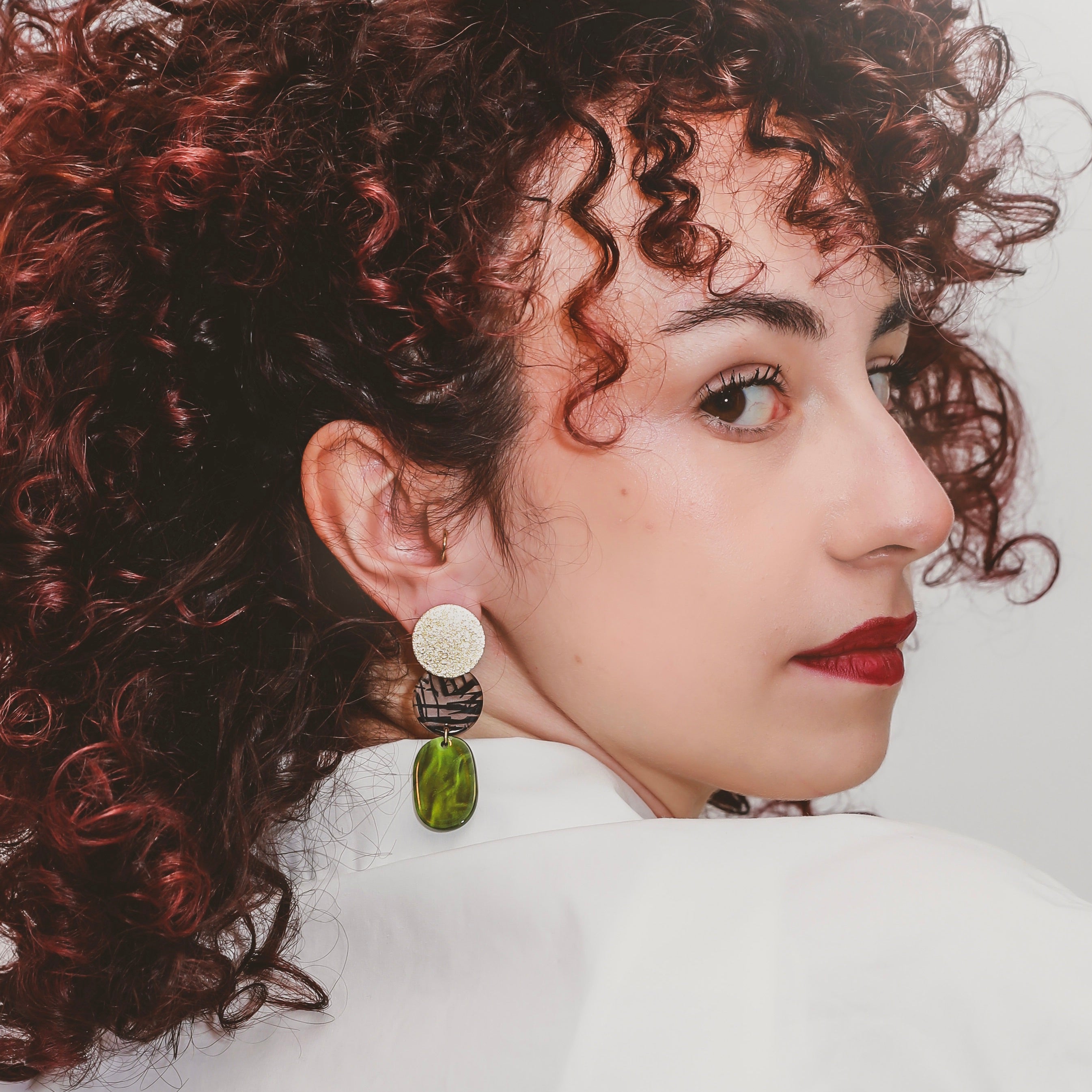 Boucles Romie vertes