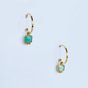 Boucles Norah aqua