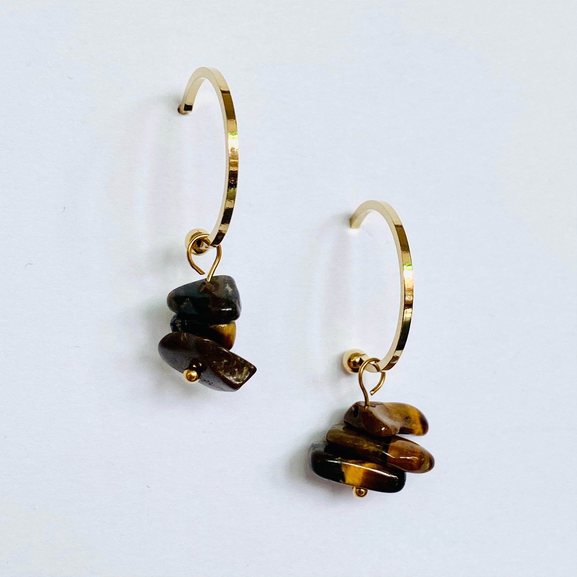 Boucles Elvire marron