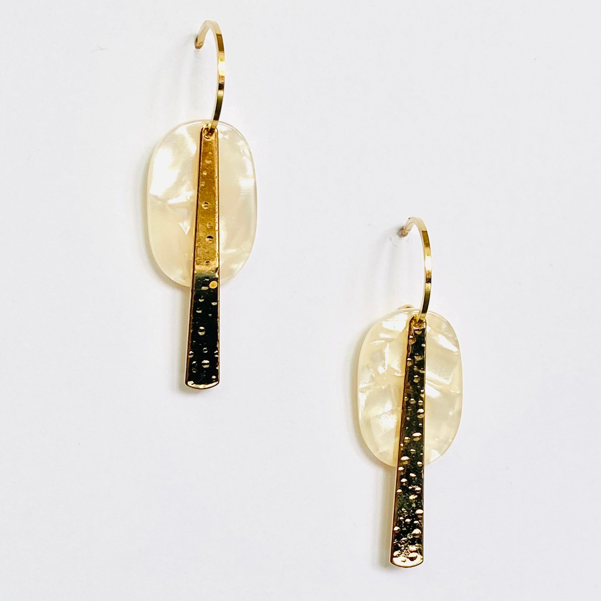 Boucles Yulia nacre