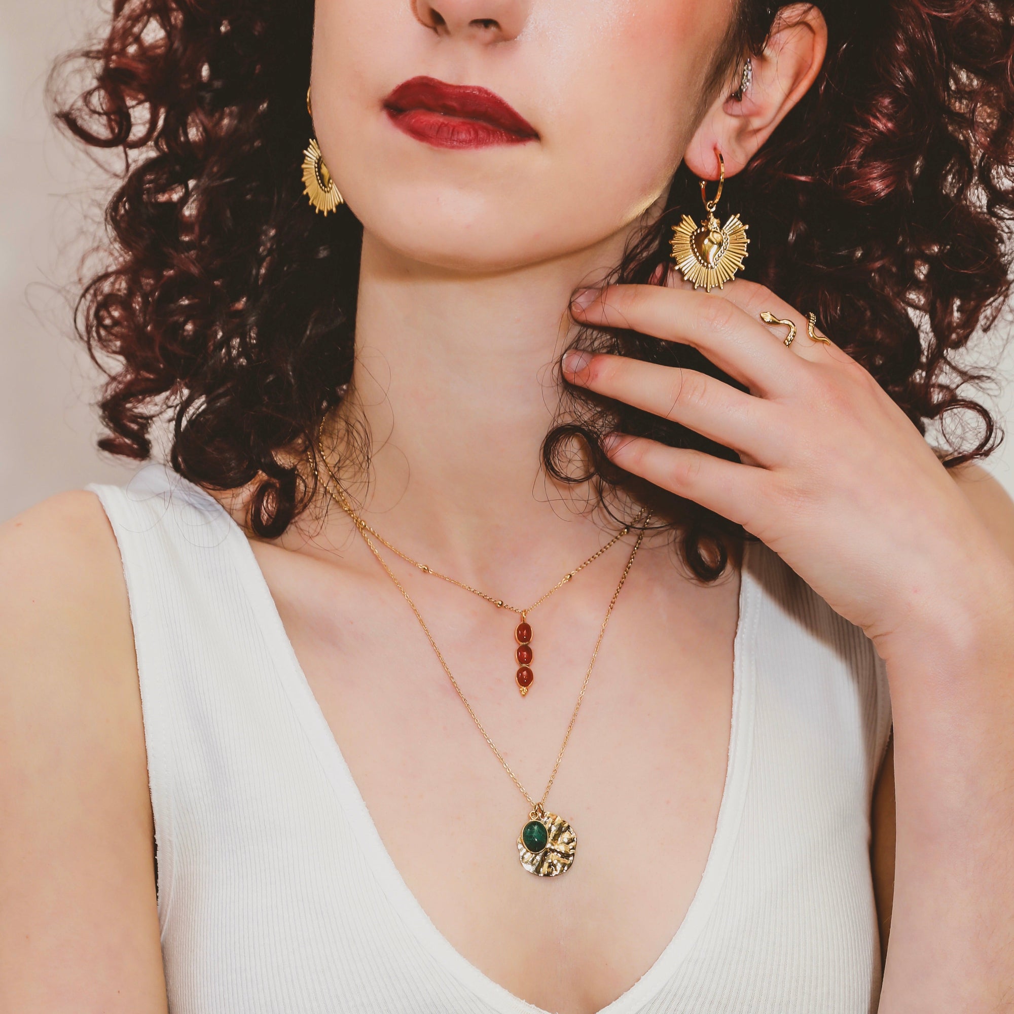 Collier Maurice malachite