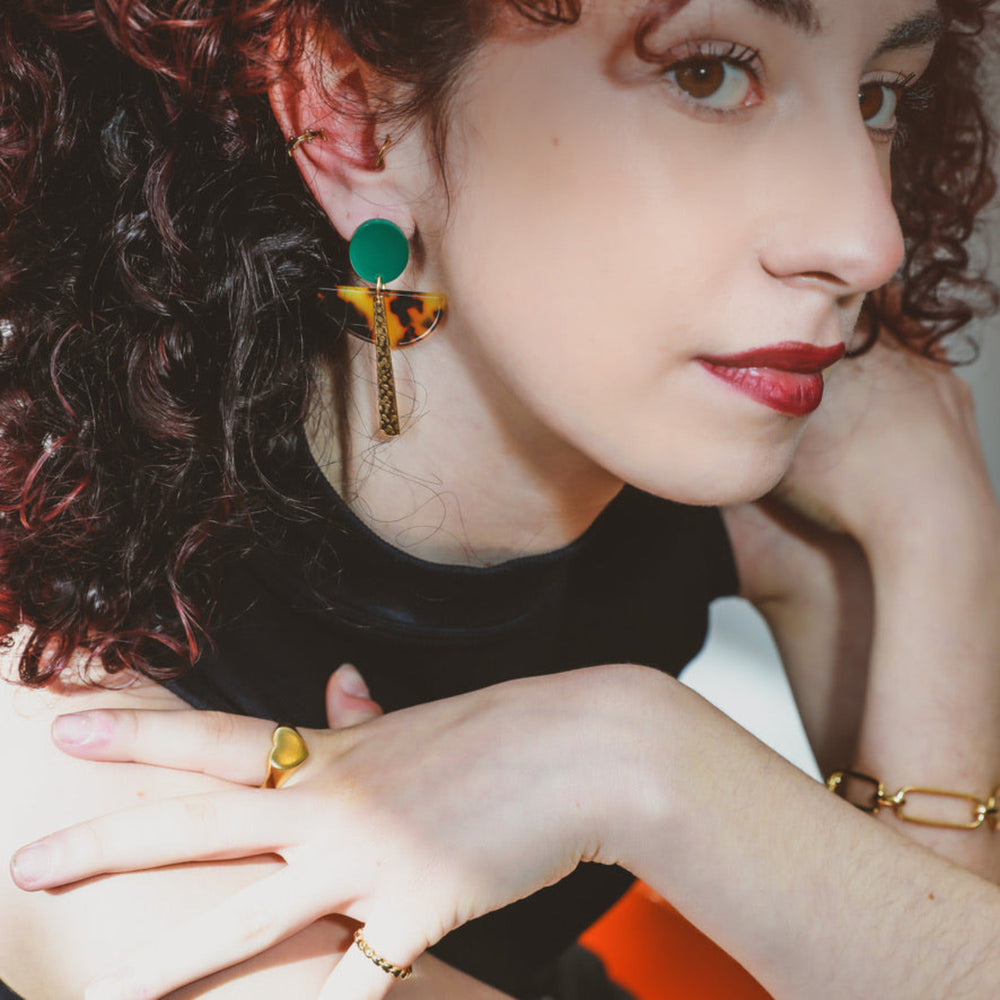 Boucles June fauve