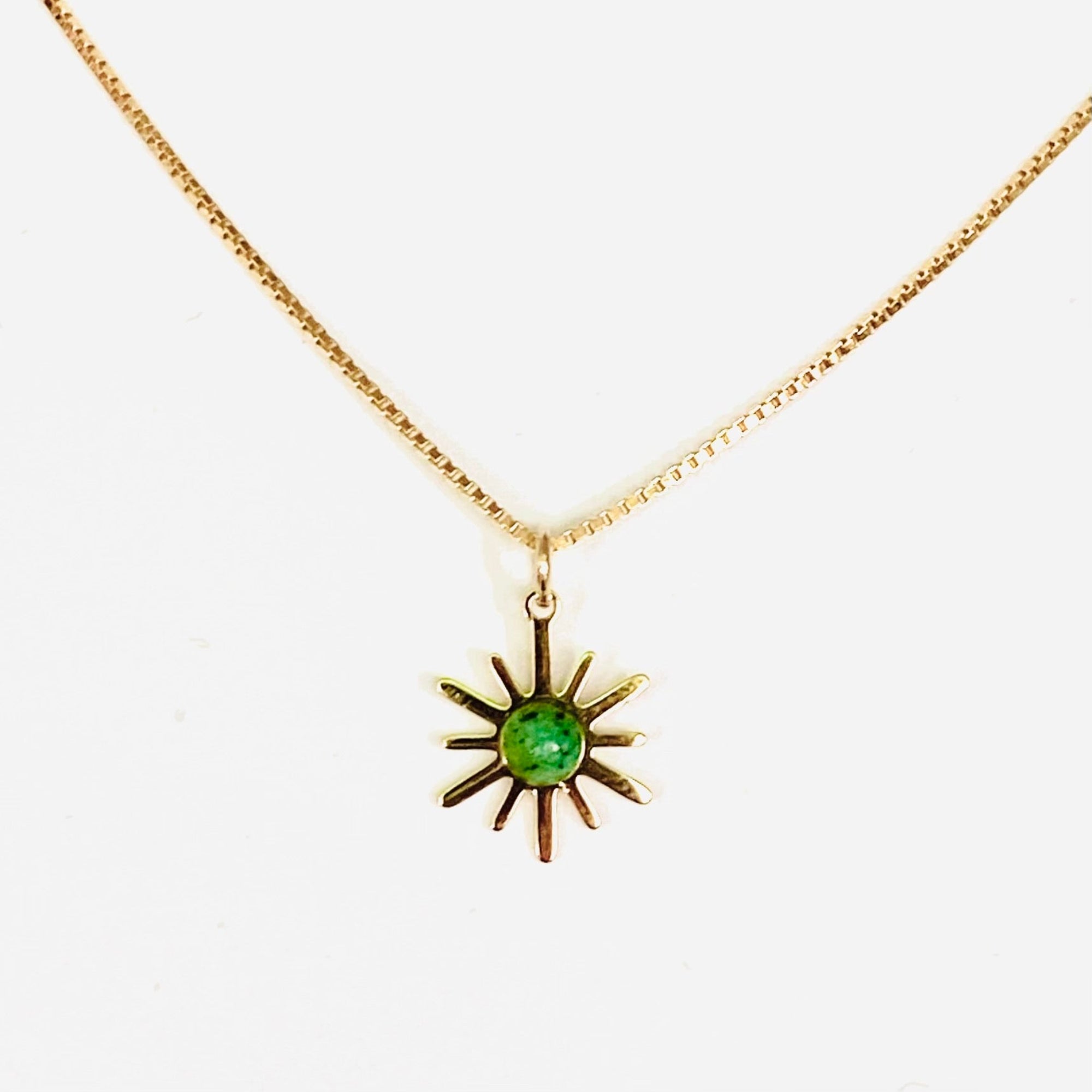 Collier Nine vert