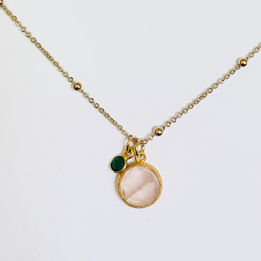 Collier Merlin rose