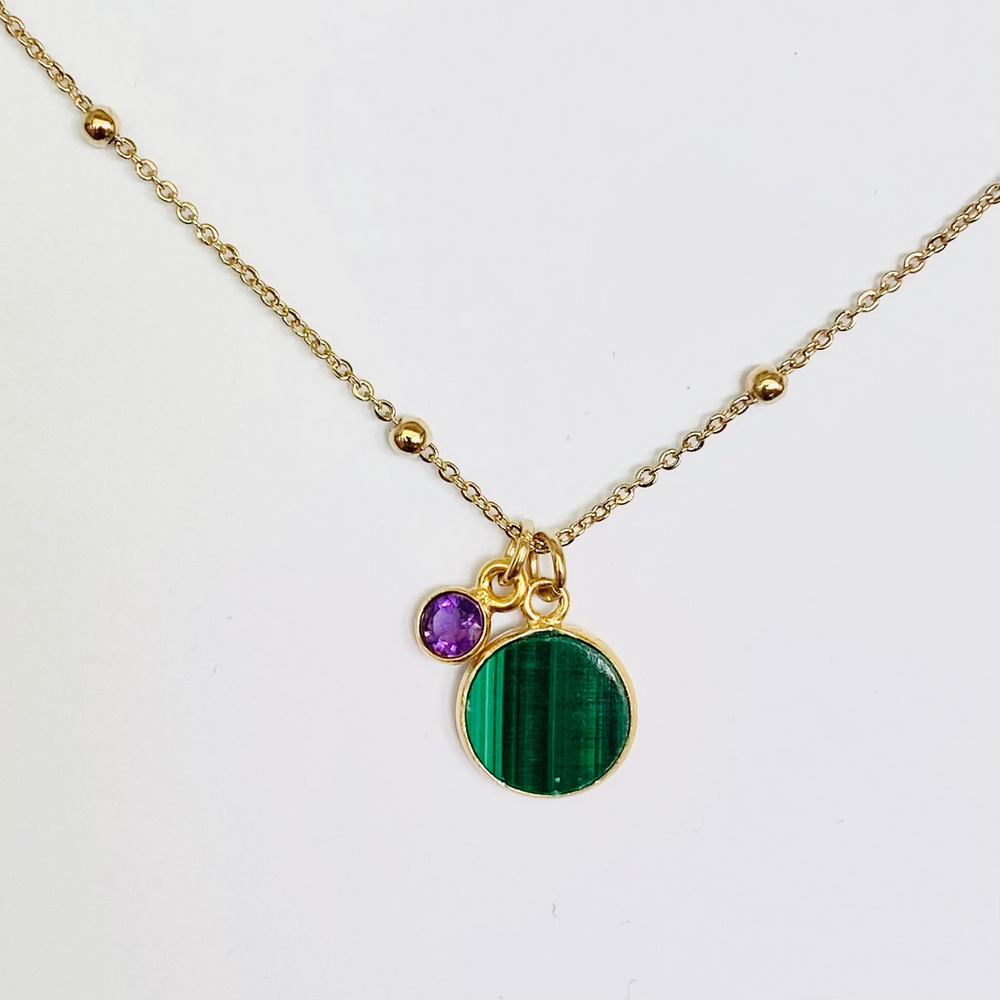 Collier Merlin vert