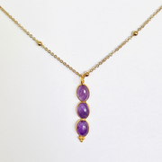 Collier Octave mauve