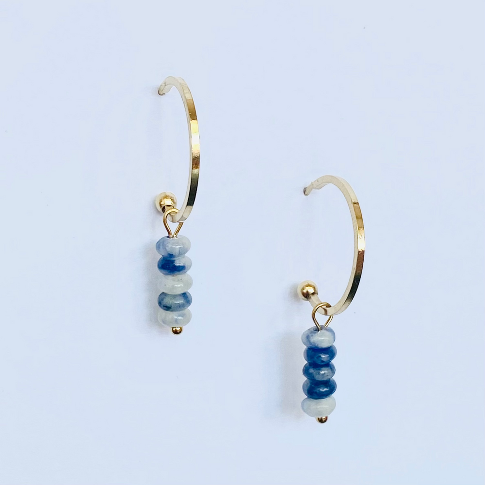 Boucles Garance bleues