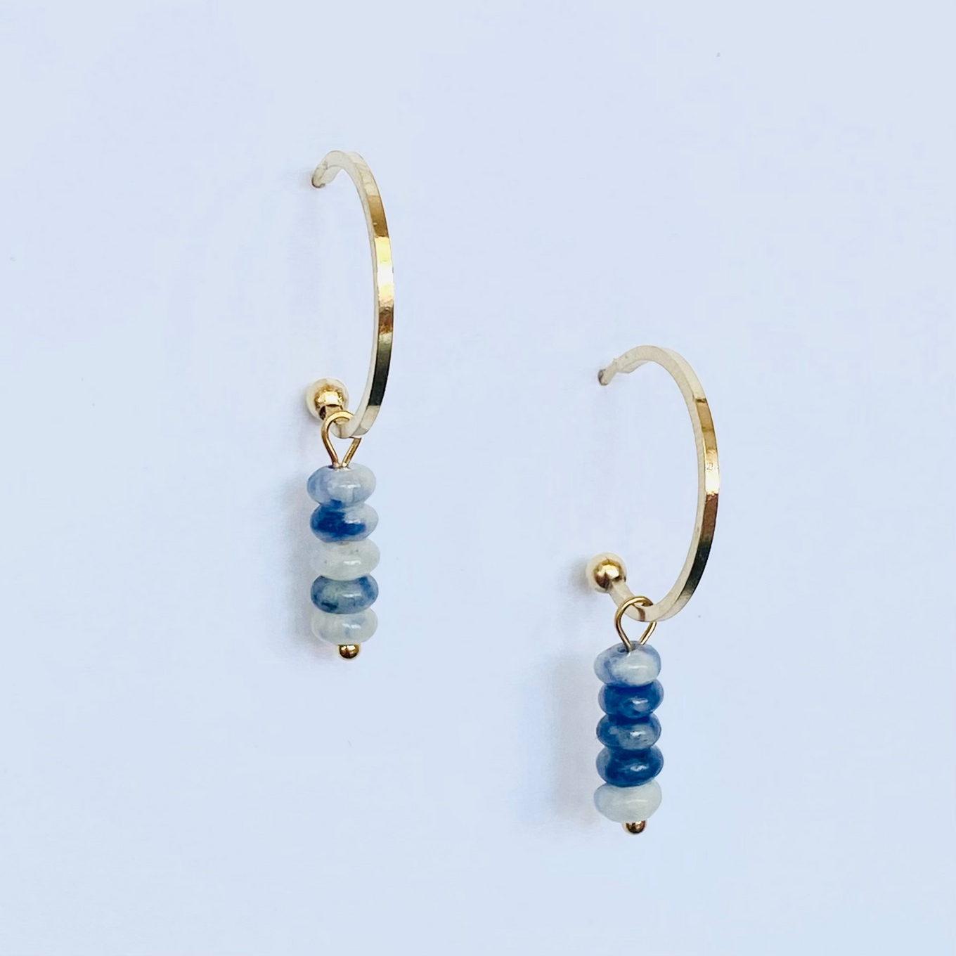 Boucles Garance bleues