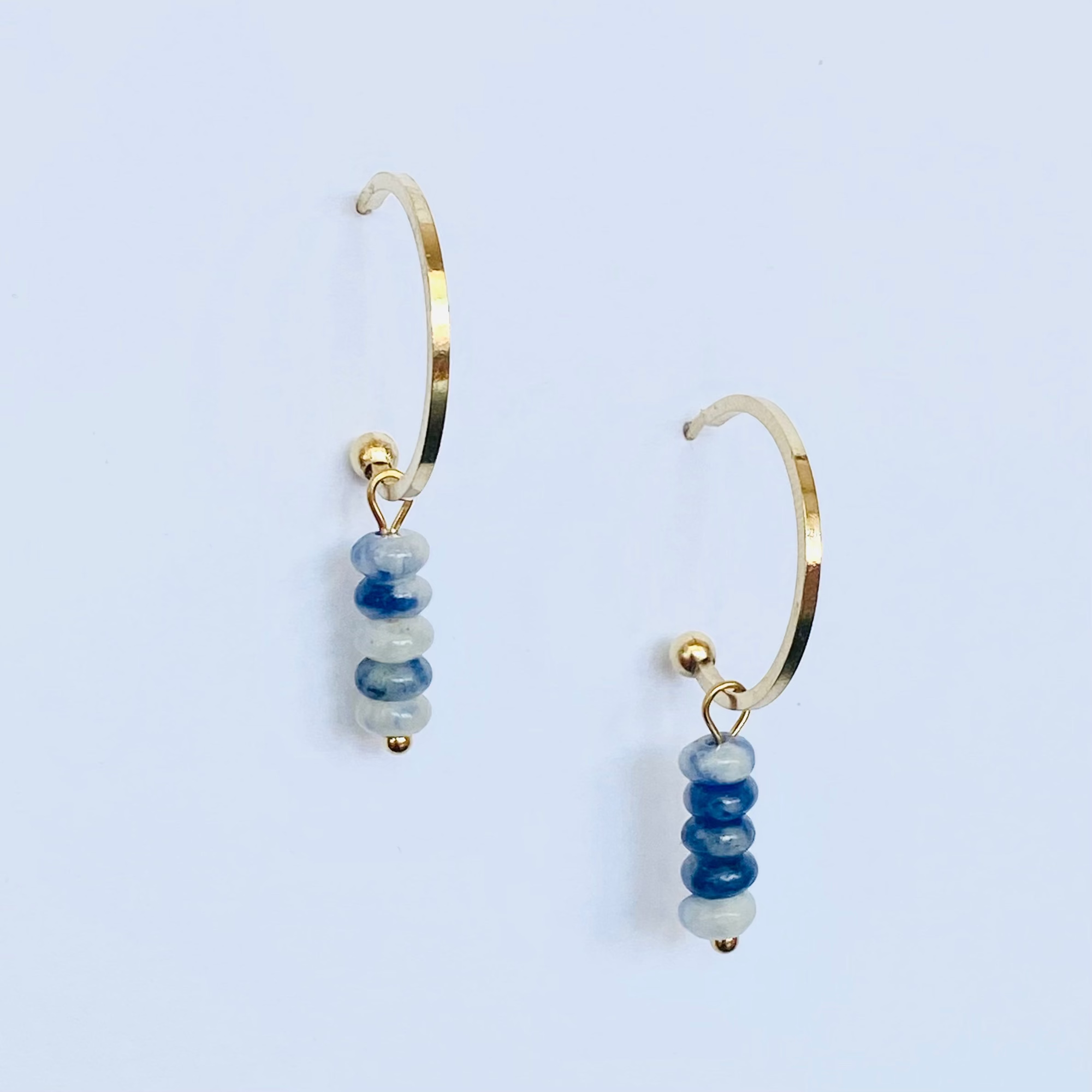 Boucles Garance bleues