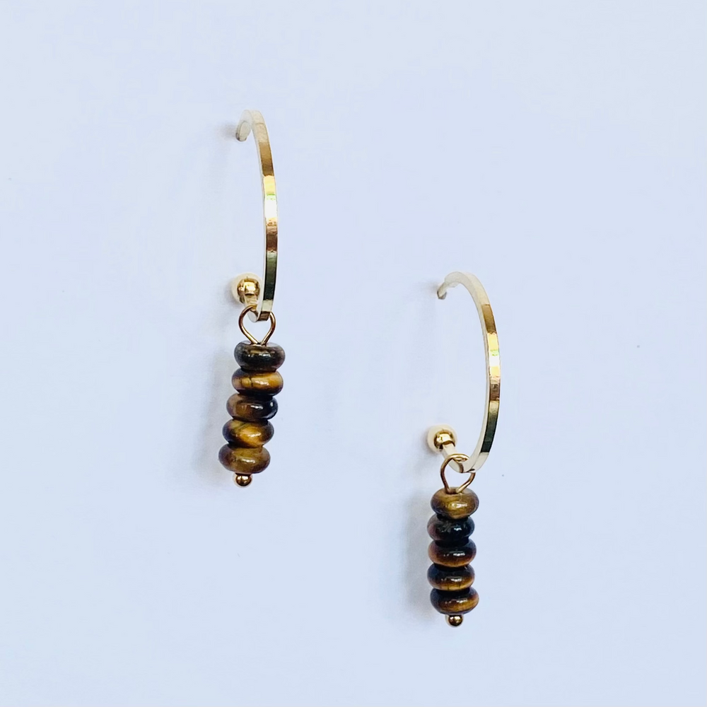 Boucles Garance marron