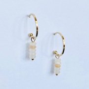 Boucles Garance rose