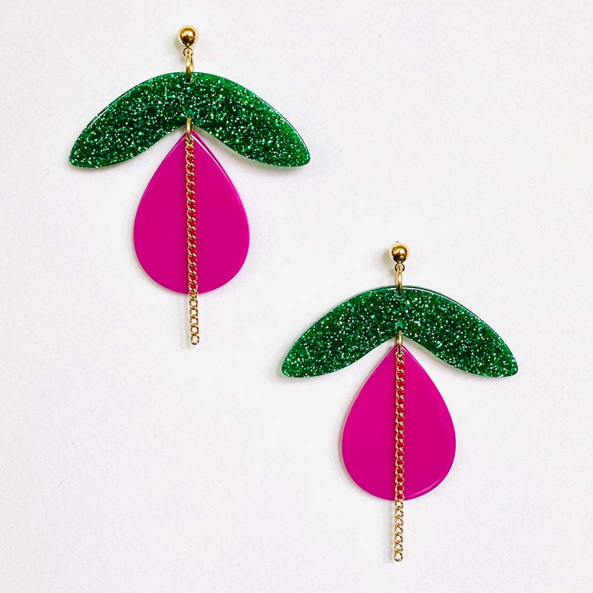 Boucles Joy fushia