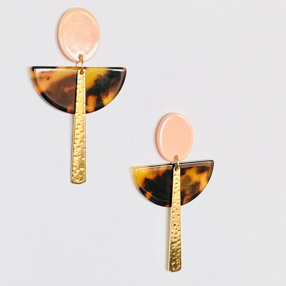 Boucles June fauve rose