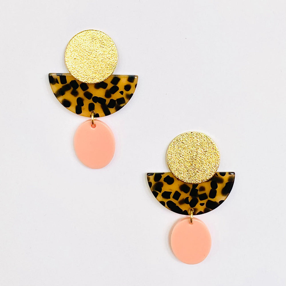 Boucles Eva rose