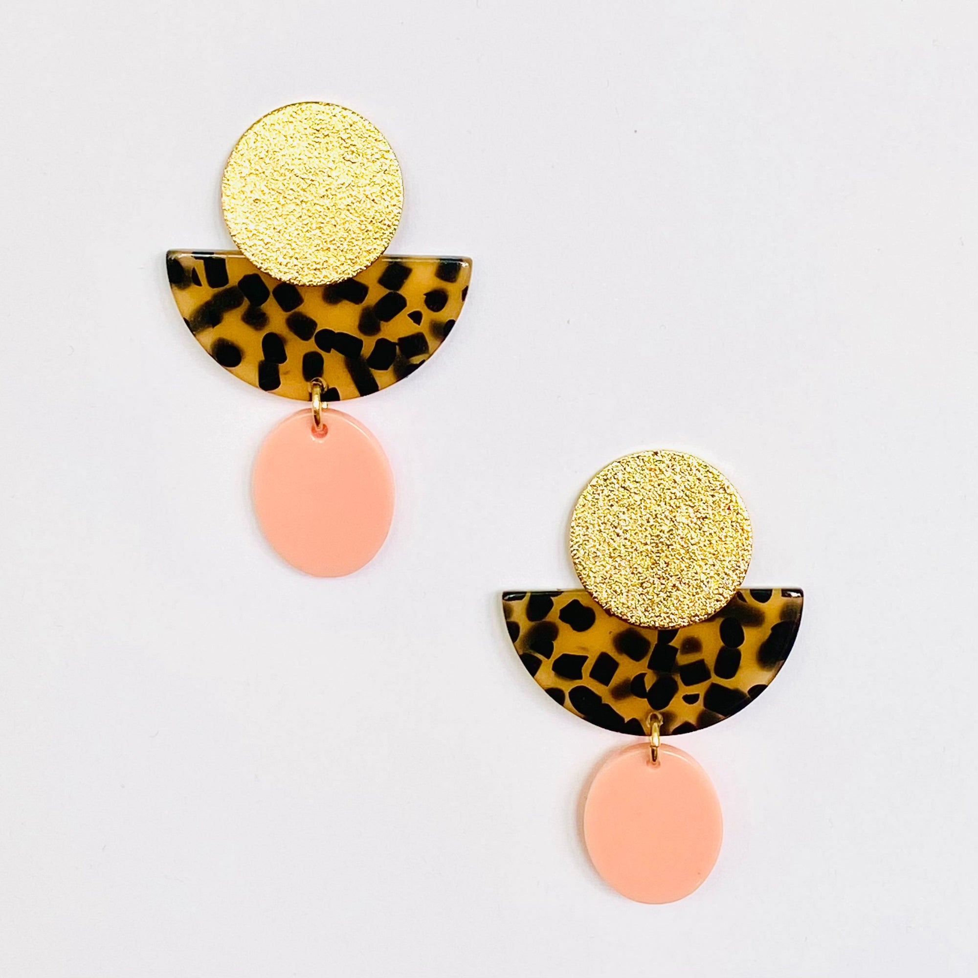 Boucles Eva rose