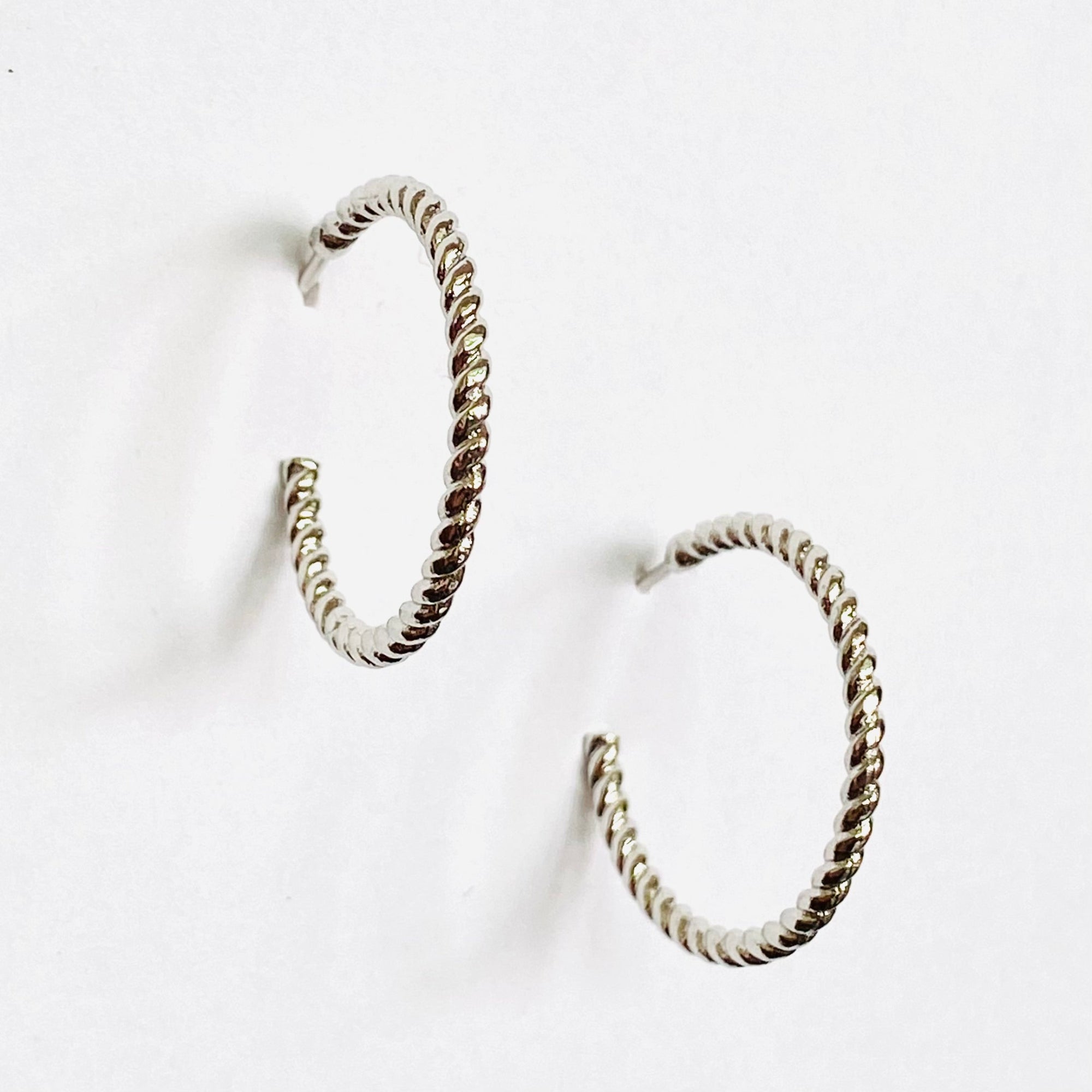 Boucles Louise argent
