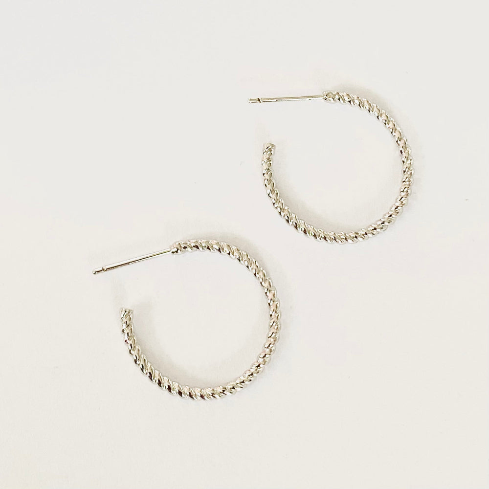 Boucles Louise argent