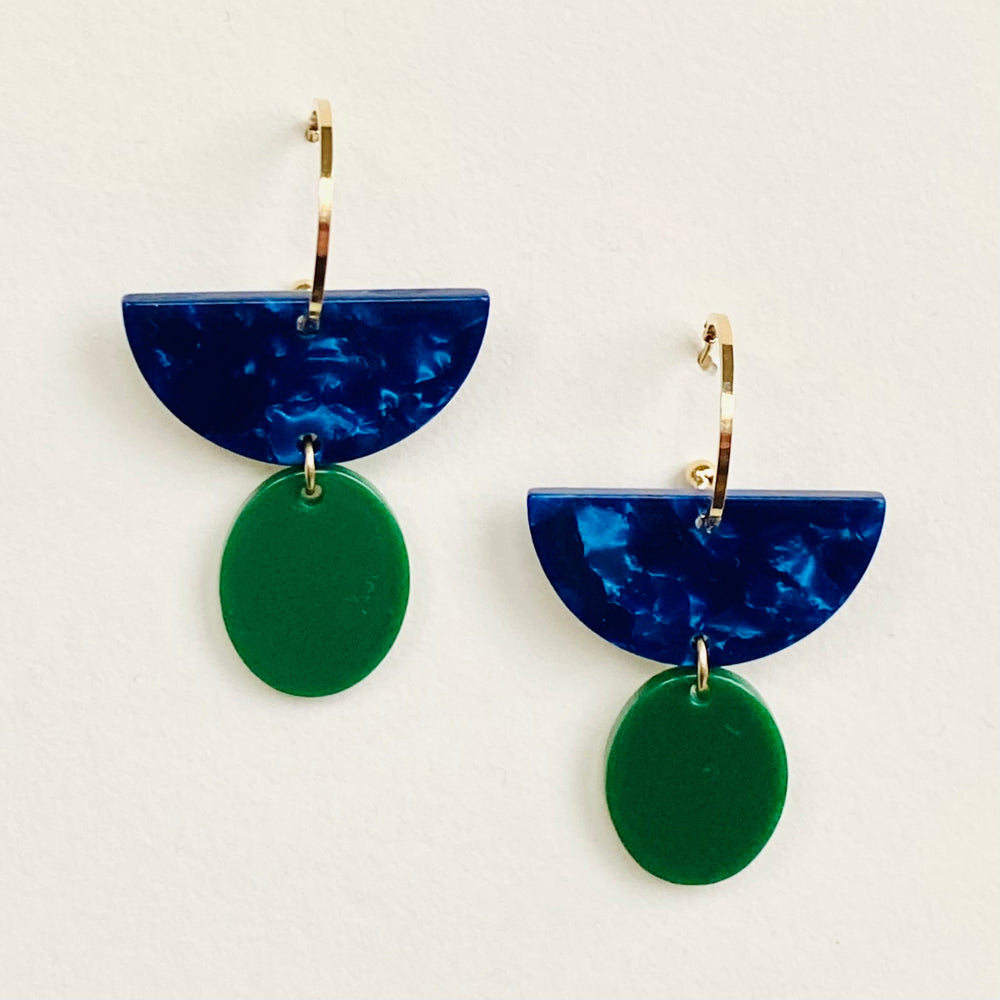 Boucles Mirabelle bleues