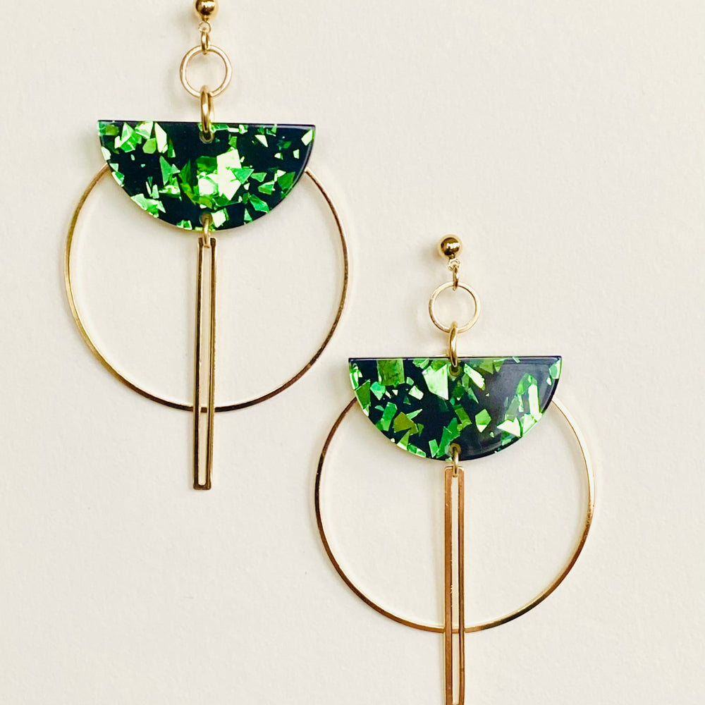 Boucles Séléna verte