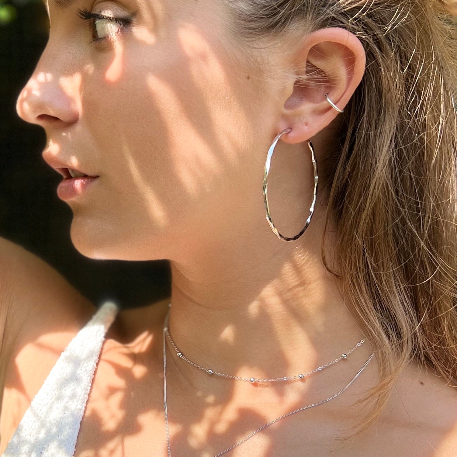 Boucles Penélope argent